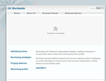 Tablet Screenshot of gkworldwide.com